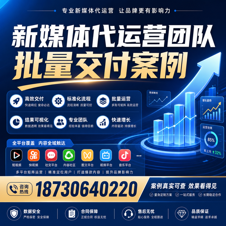 伊春代运营公司多客户账号批量高效交付案例